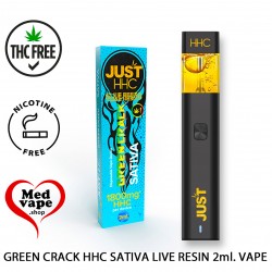 GREEN CRACK SATIVA HHC LIVE RESIN - 2ml DISPOSABLE VAPE